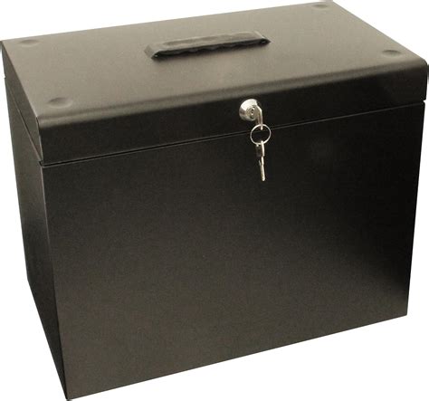 metal storage box for papers|paper storage box with lid.